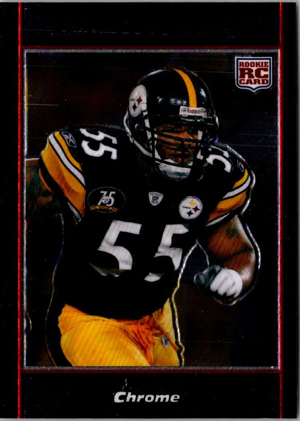 2007 Bowman Chrome LaMarr Woodley #BC30 Rookie