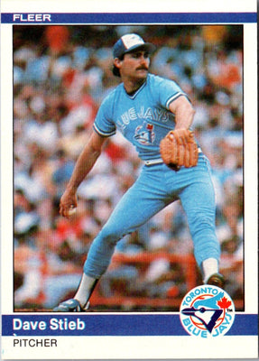 1984 Fleer Dave Stieb #167