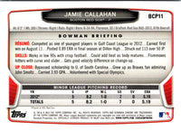 2013 Bowman Chrome Prospects Jamie Callahan #BCP11