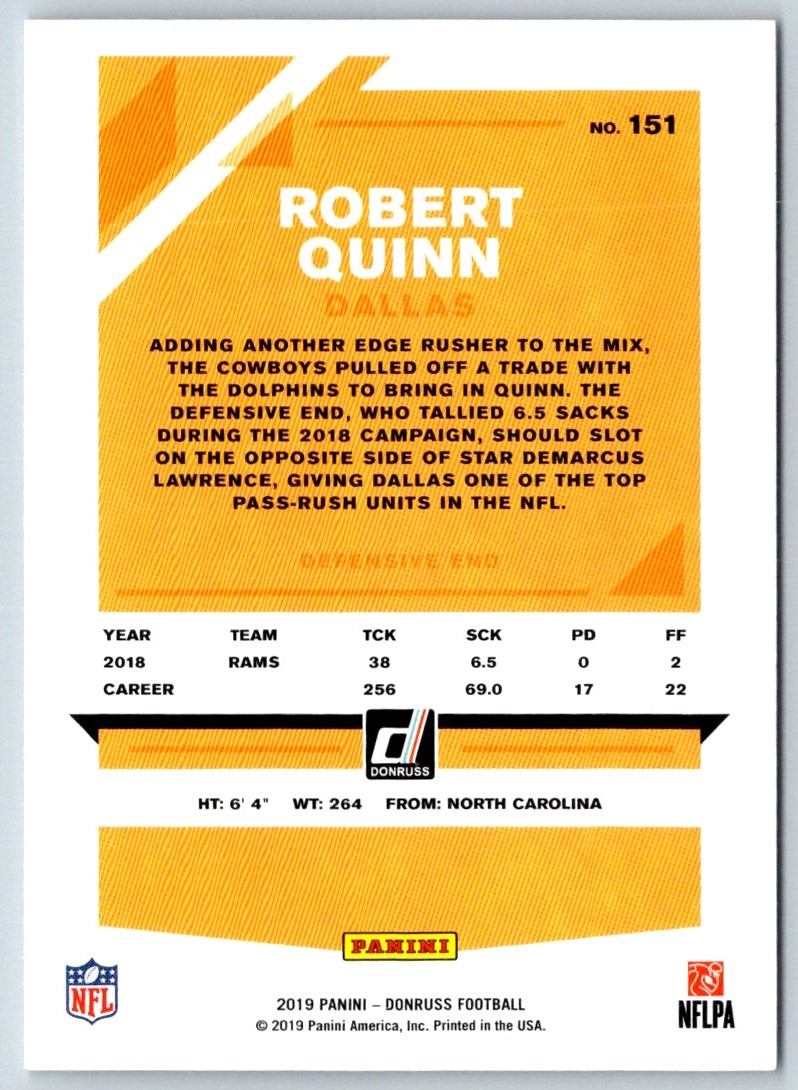 2019 Donruss Robert Quinn