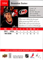 2009 Upper Deck Brandon Sutter #334