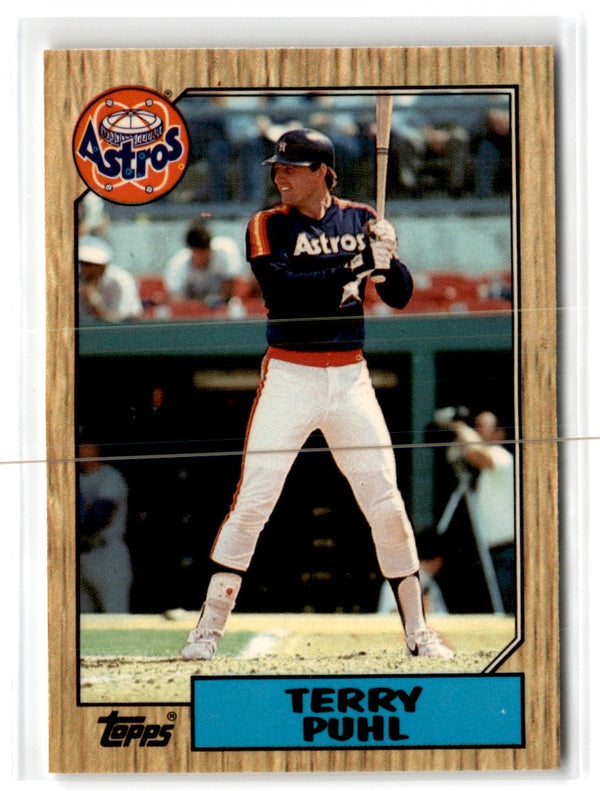 1987 Topps Tiffany Terry Puhl #693