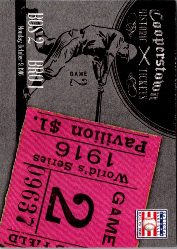 2012 Panini Cooperstown The Village Cooperstown Sidewalk #NNO