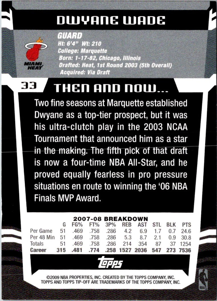 2008 Topps Dwyane Wade