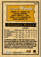 1996 Topps Jerome Woods #422 Rookie