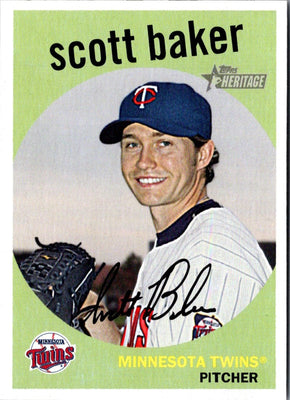 2008 Topps Heritage Scott Baker #403