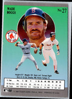 1991 Ultra Wade Boggs #27