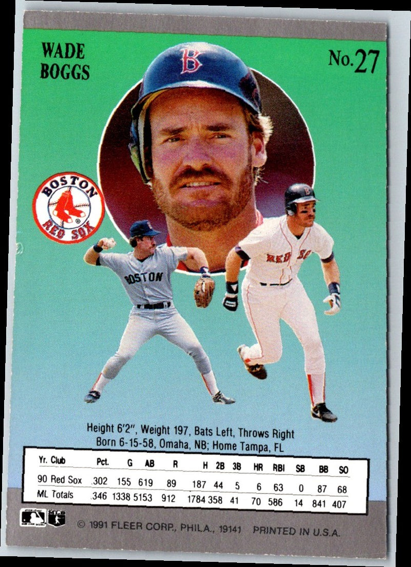 1991 Ultra Wade Boggs