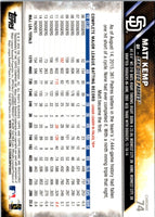 2016 Topps Chrome Matt Kemp #74