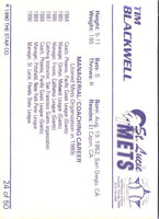 1990 Star Florida State League All-Stars Tim Blackwell #24