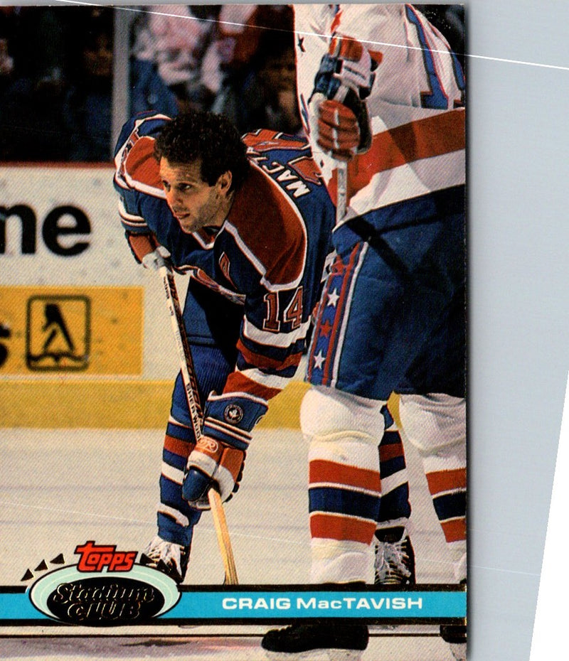 1991 Stadium Club Craig MacTavish