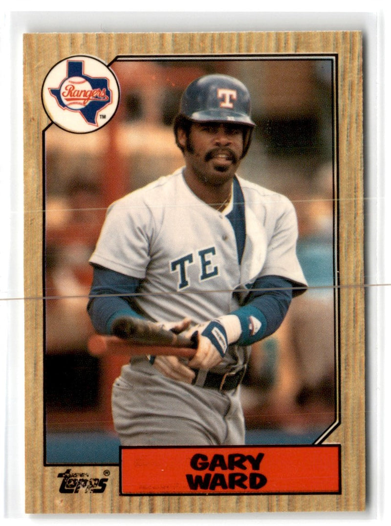 1987 Topps Tiffany Gary Ward