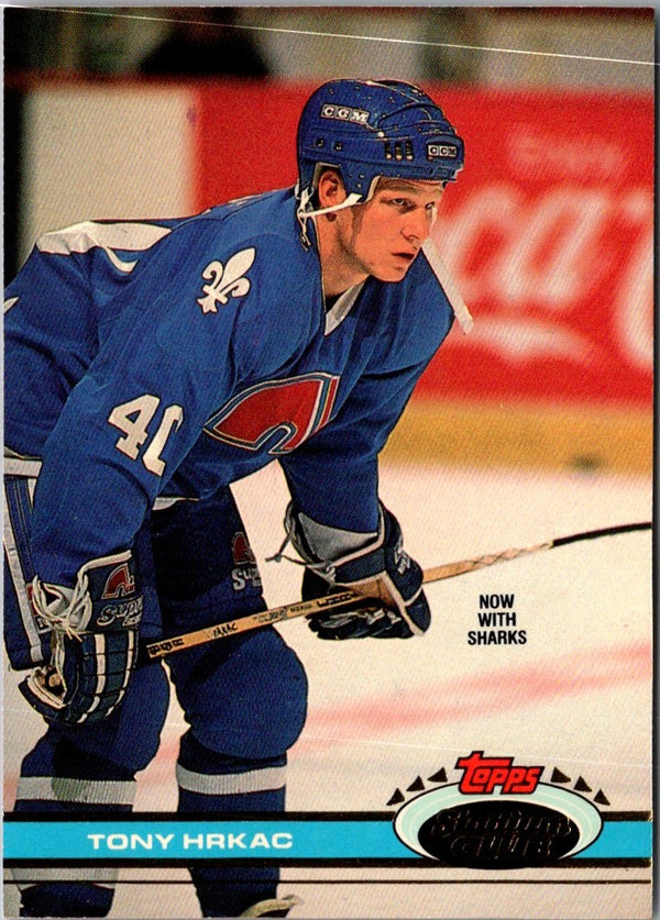 1991 Stadium Club Tony Hrkac #136