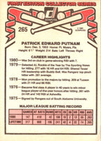 1981 Donruss Pat Putnam #265