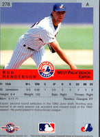 1993 Classic Best Rod Henderson #278