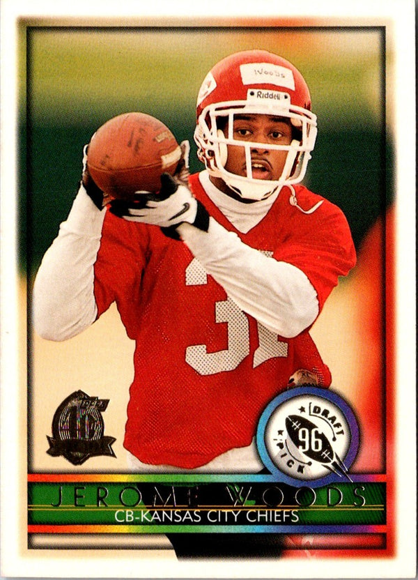 1996 Topps Jerome Woods #422 Rookie