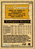 1996 Topps Daryl Gardener #418 Rookie