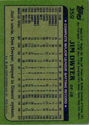 1982 Topps Jim Dwyer