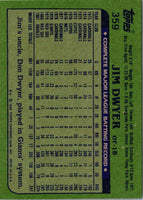 1982 Topps Jim Dwyer #359