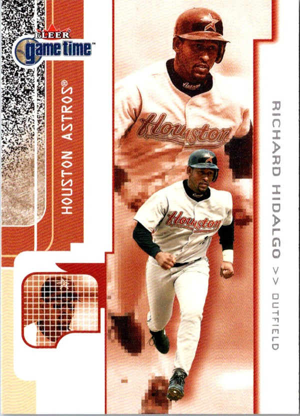 2001 Fleer Game Time Richard Hidalgo #18