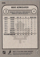 2011 O-Pee-Chee Mike Komisarek