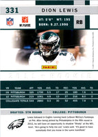 2011 Score Dion Lewis #331 Rookie