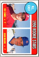 1990 Baseball Card Magazine '69 Topps Replicas NL East Rookies (Pat Combs/Dean Wilkins)