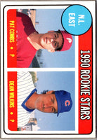 1990 Baseball Card Magazine '69 Topps Replicas NL East Rookies (Pat Combs/Dean Wilkins) #32