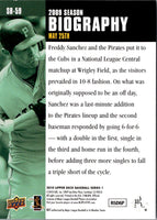 2010 Upper Deck Season Biography Freddy Sanchez #SB-59