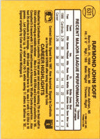 1987 Donruss Ray Soff #631 Rookie