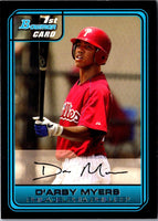 2006 Bowman Chrome Draft Picks & Prospects D'Arby Myers #DP25