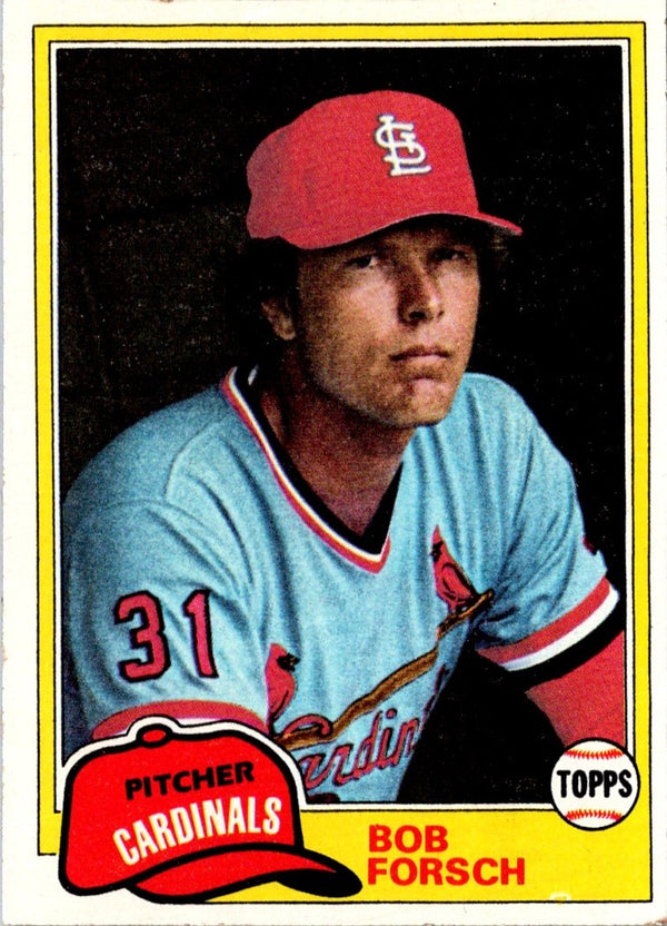 1981 Topps Bob Forsch #140