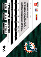 2010 Panini Threads Brandon Marshall #74