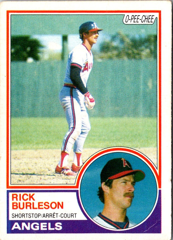 1983 O-Pee-Chee Rick Burleson #315