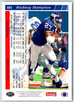 1991 Upper Deck Rodney Hampton #352