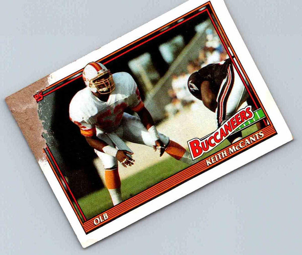 1991 Topps Football Keith McCants #493