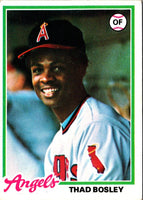 1978 Topps Thad Bosley #619 Rookie