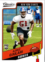 2021 Panini Classics Azeez Ojulari #198 Rookie