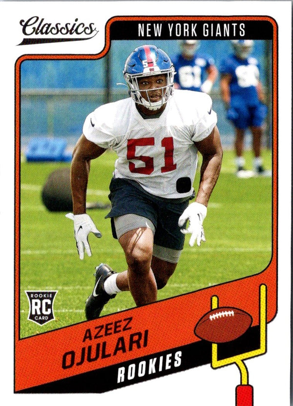 2021 Panini Classics Azeez Ojulari #198 Rookie