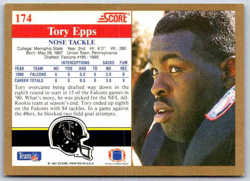 1991 Score Tory Epps