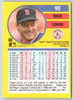 1991 Fleer Roger Clemens #90
