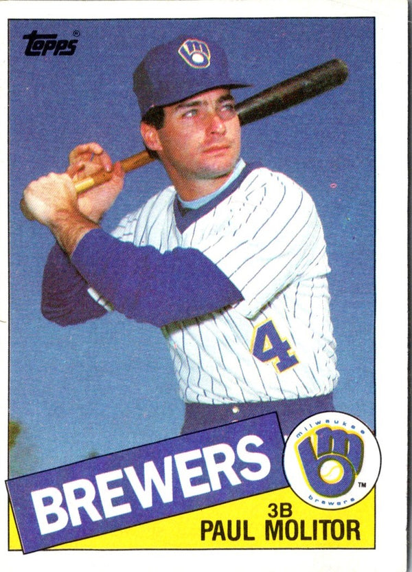 1985 Topps Paul Molitor #522