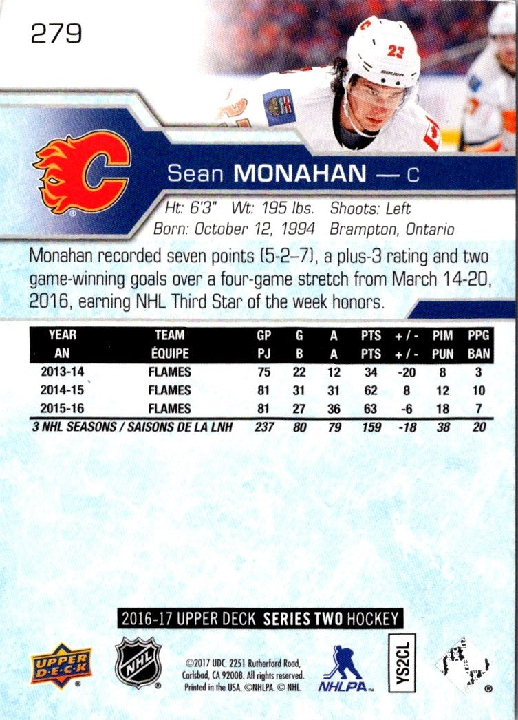 2017 Upper Deck Sean Monahan