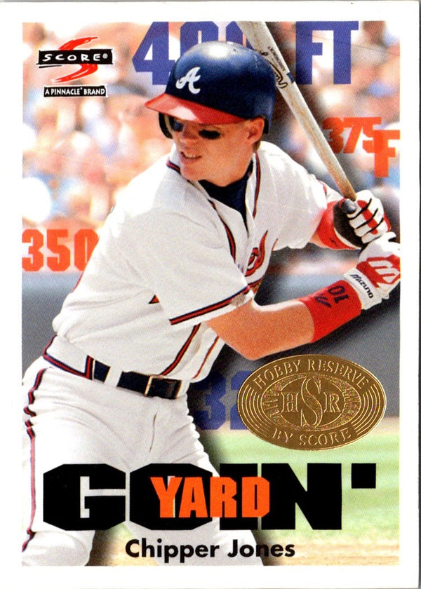 1997 Score Series 2 Hobby Reserve Chipper Jones #509