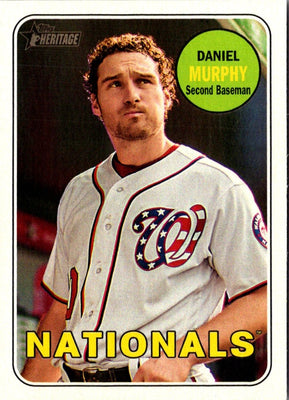 2018 Topps Heritage Daniel Murphy #326