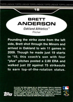 2011 Topps Lineage Brett Anderson #18