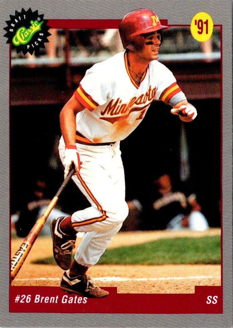 1991 Classic Draft Picks Brent Gates