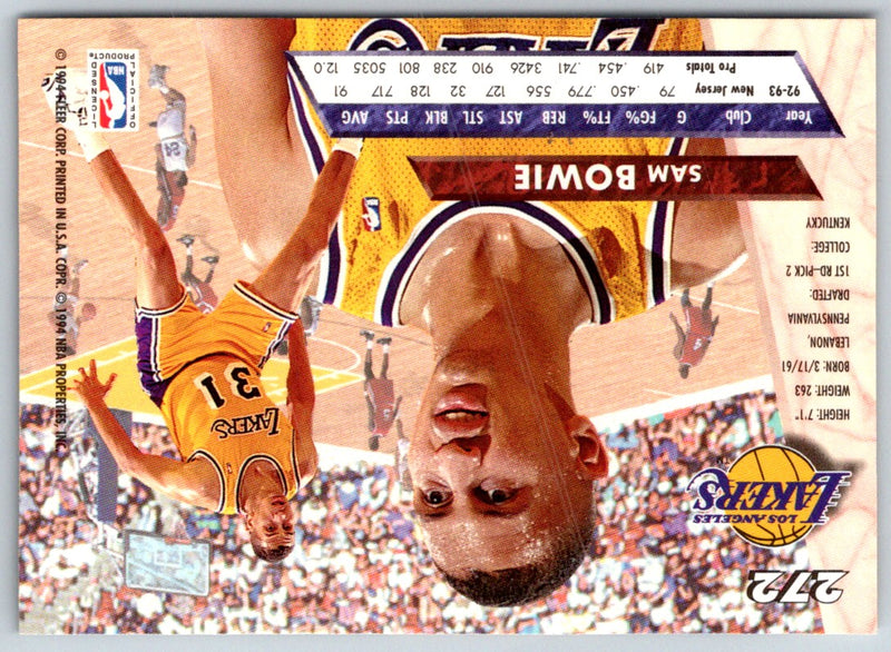 1993 Ultra Sam Bowie