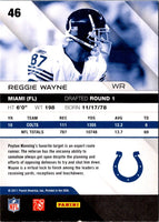 2011 Panini Absolute Memorabilia Reggie Wayne #46