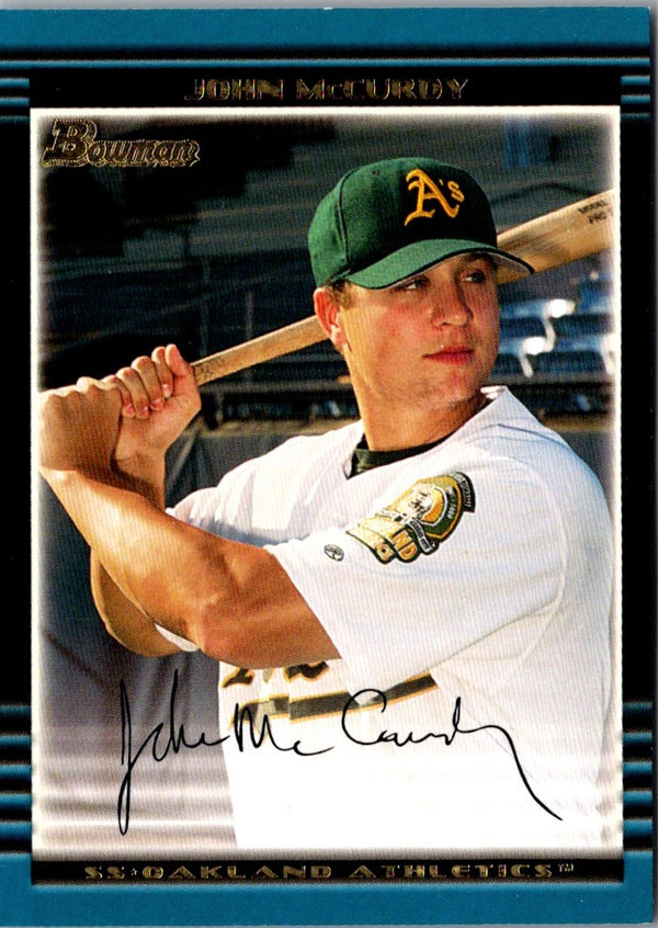 2002 Bowman Draft Picks & Prospects John McCurdy #BDP26 Rookie